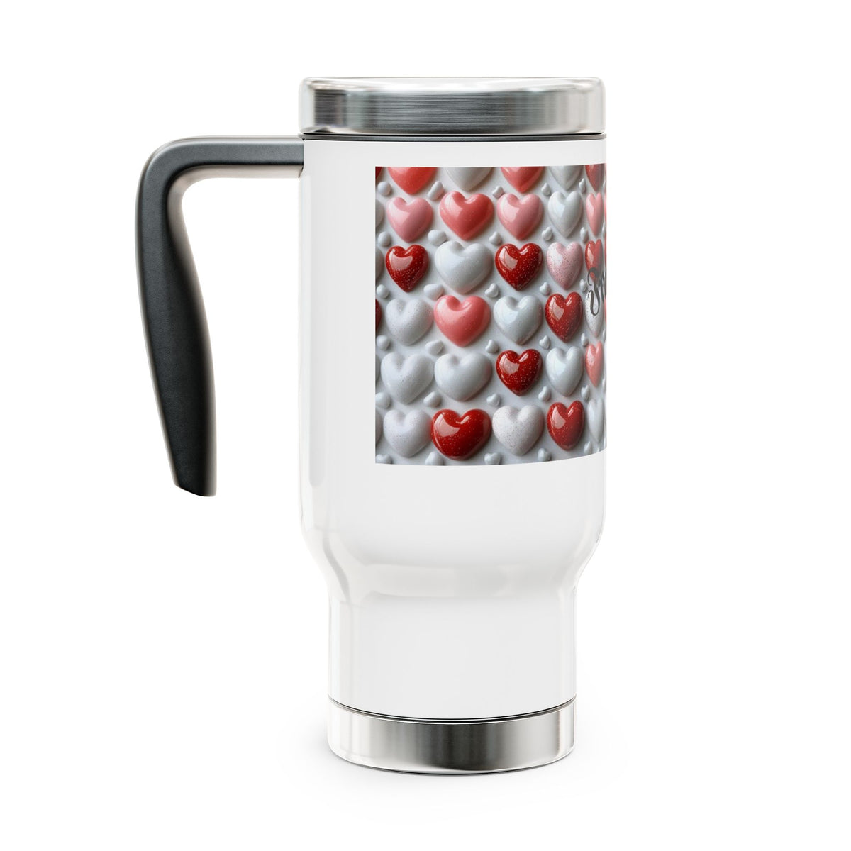 Fearless Stainless Steel Travel Mug with Handle, 14oz - NGOWE STORE