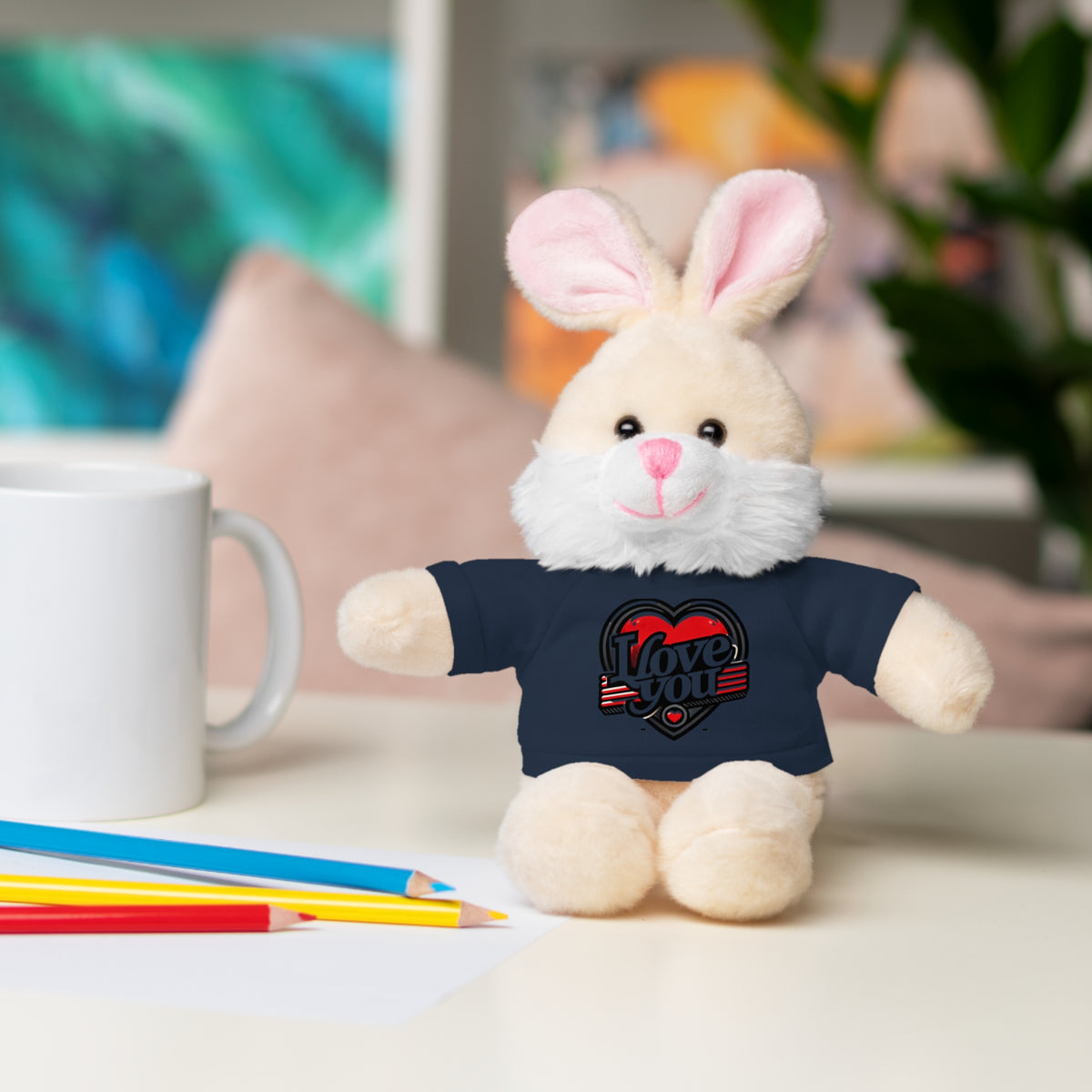 I Love You Stuffed Animals with Tee - NGOWE STORE