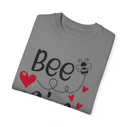 Valentines Bee Mine Unisex Garment-Dyed T-shirt