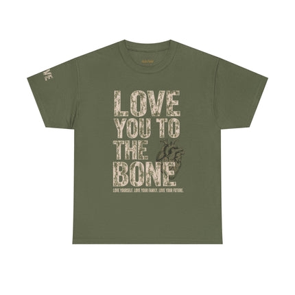 LOVE YOU TO THE BONE™ Unisex Heavy Cotton T-Shirt | FIRE 6 RED™ - NGOWE STORE