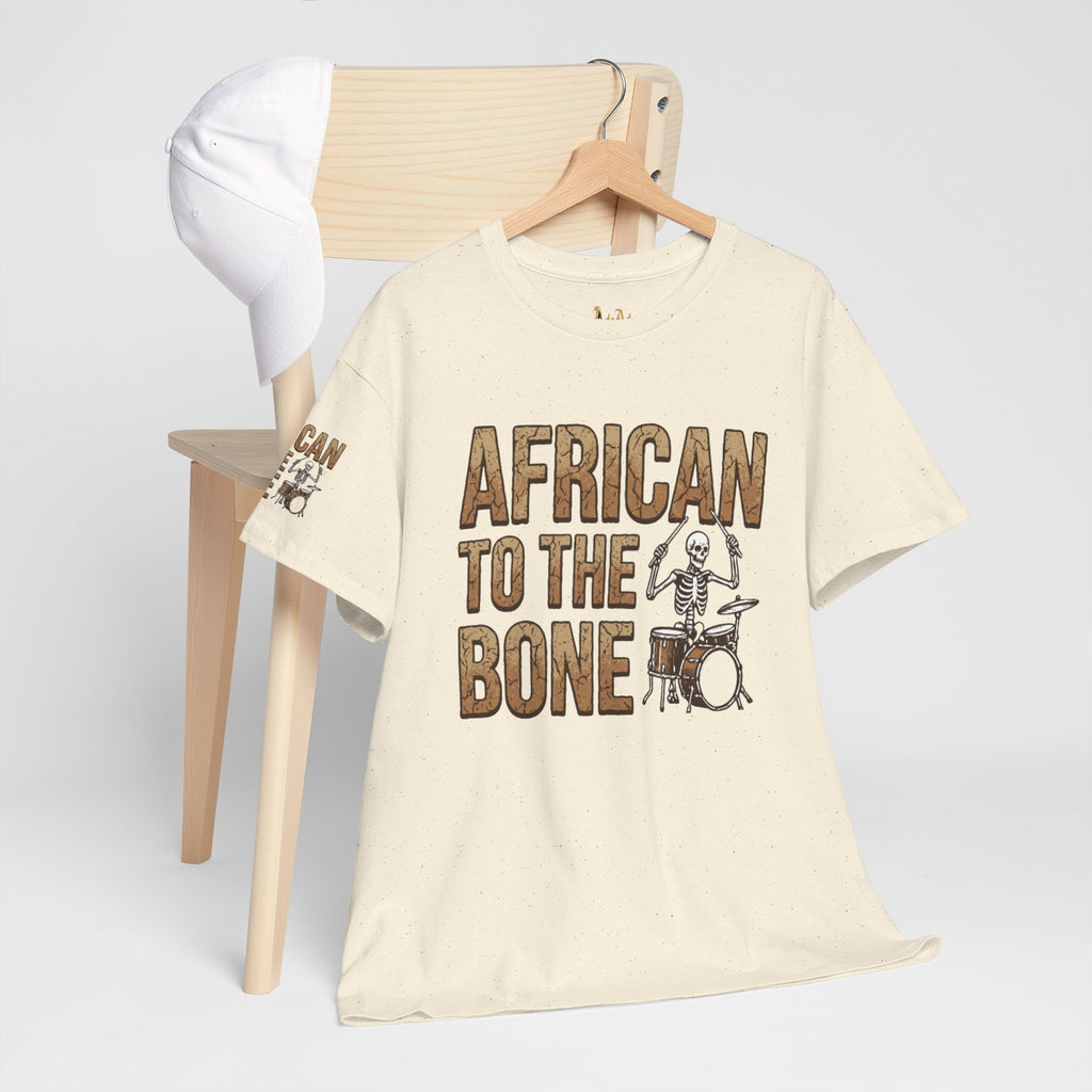 African to the Bone T-Shirt | AdeAde Original | Cultural Pride Unisex Tee | Soft Everyday Statement Shirt - NGOWE STORE