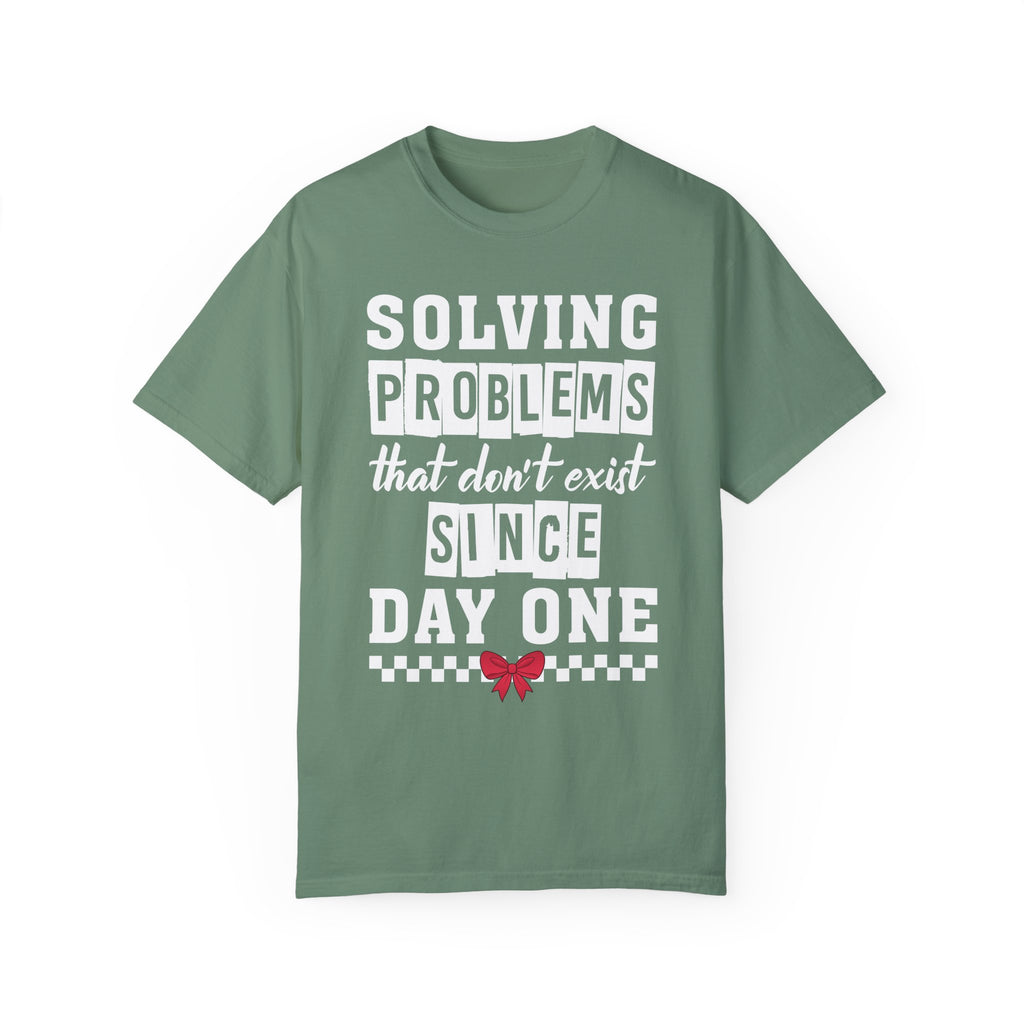 Suspect Solving Nonexistent Problem Unisex Garment-Dyed T-shirt - NGOWE STORE