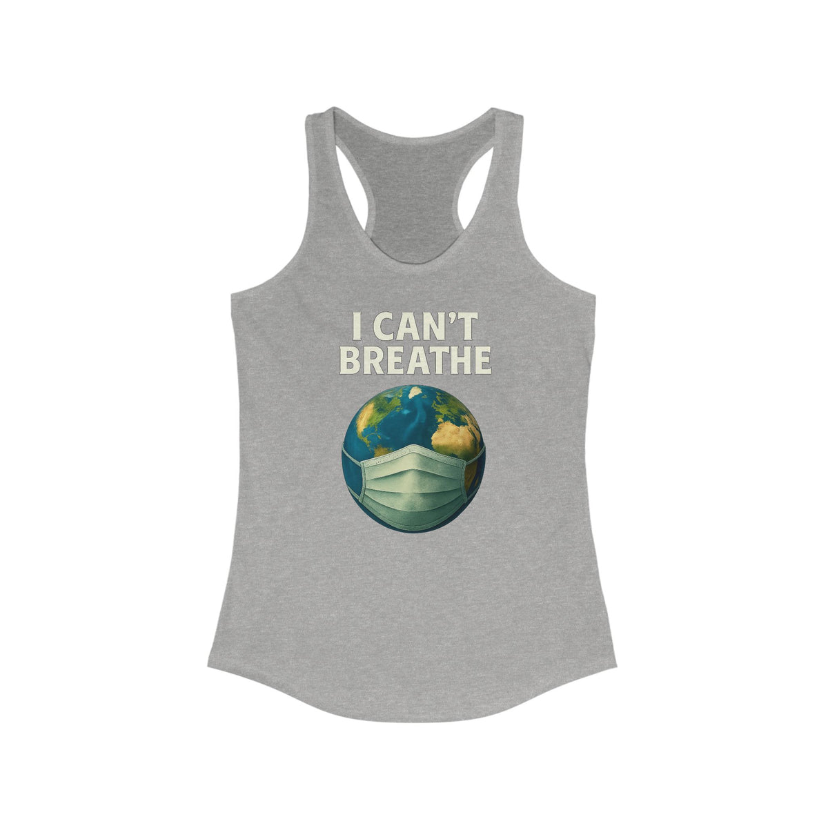 I Can't Breathe Women's Racerback Tank Top, Activism Tank, Everyday Wear, Comfort Wear, Gift for Protesters - NGOWE STORE
