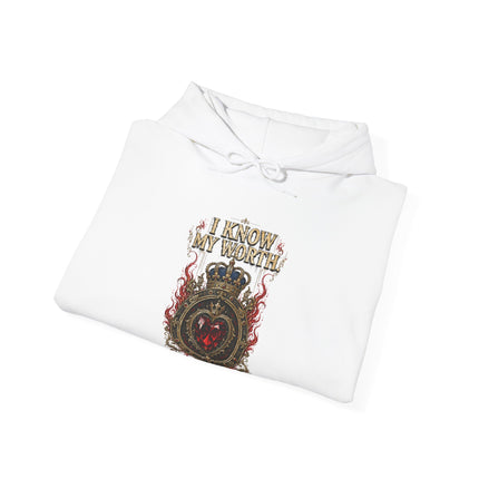 I Know My Worth Graphic Shirt | FIRE 6 RED™ - Unisex Sweatshirt