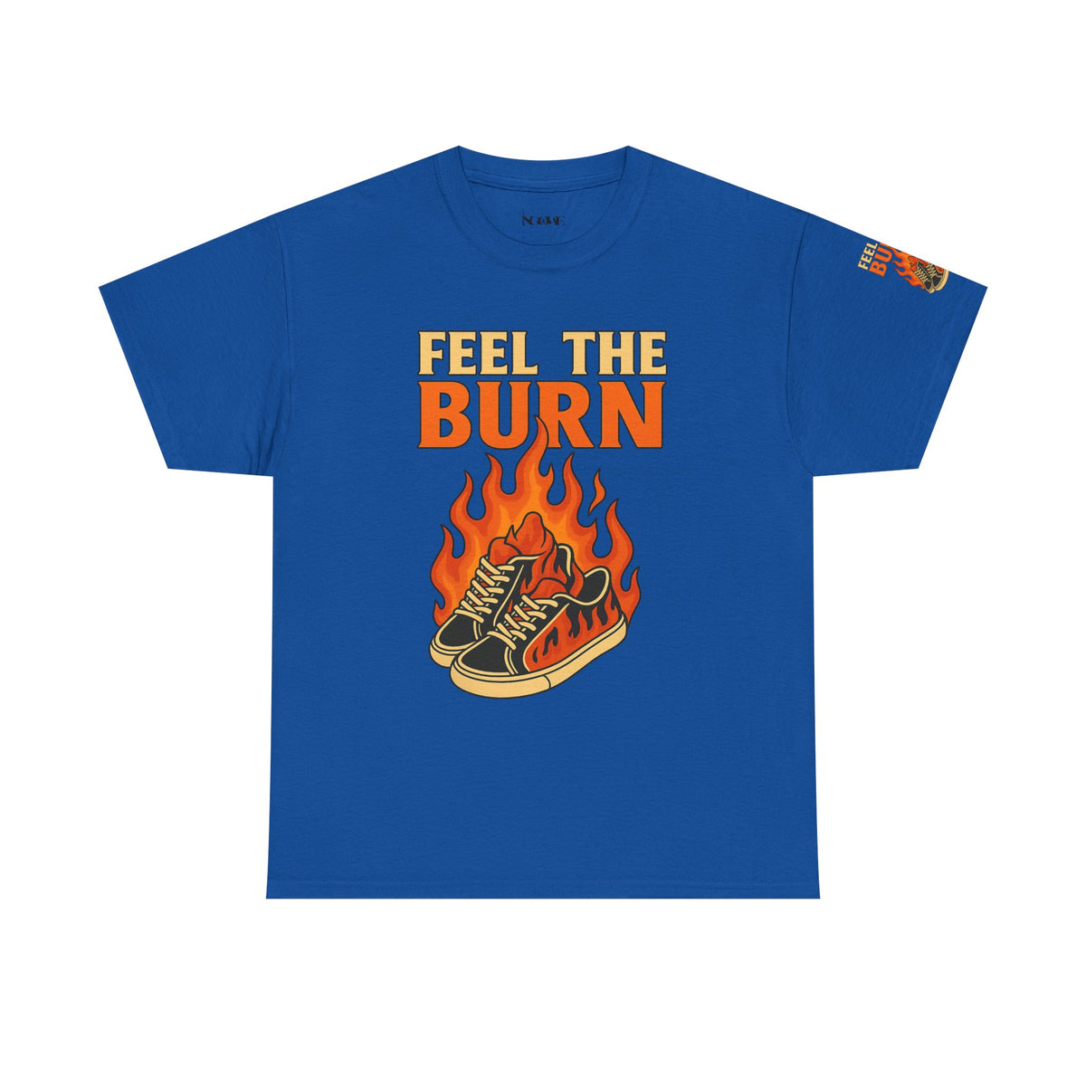 Bun Dem Summer Feel the Burn Graphic Tee Empire Edition, Casual Wear, Unisex Cotton Shirt, Fitness Gift, Streetwear Outfit, Retro Style Tee - NGOWE STORE