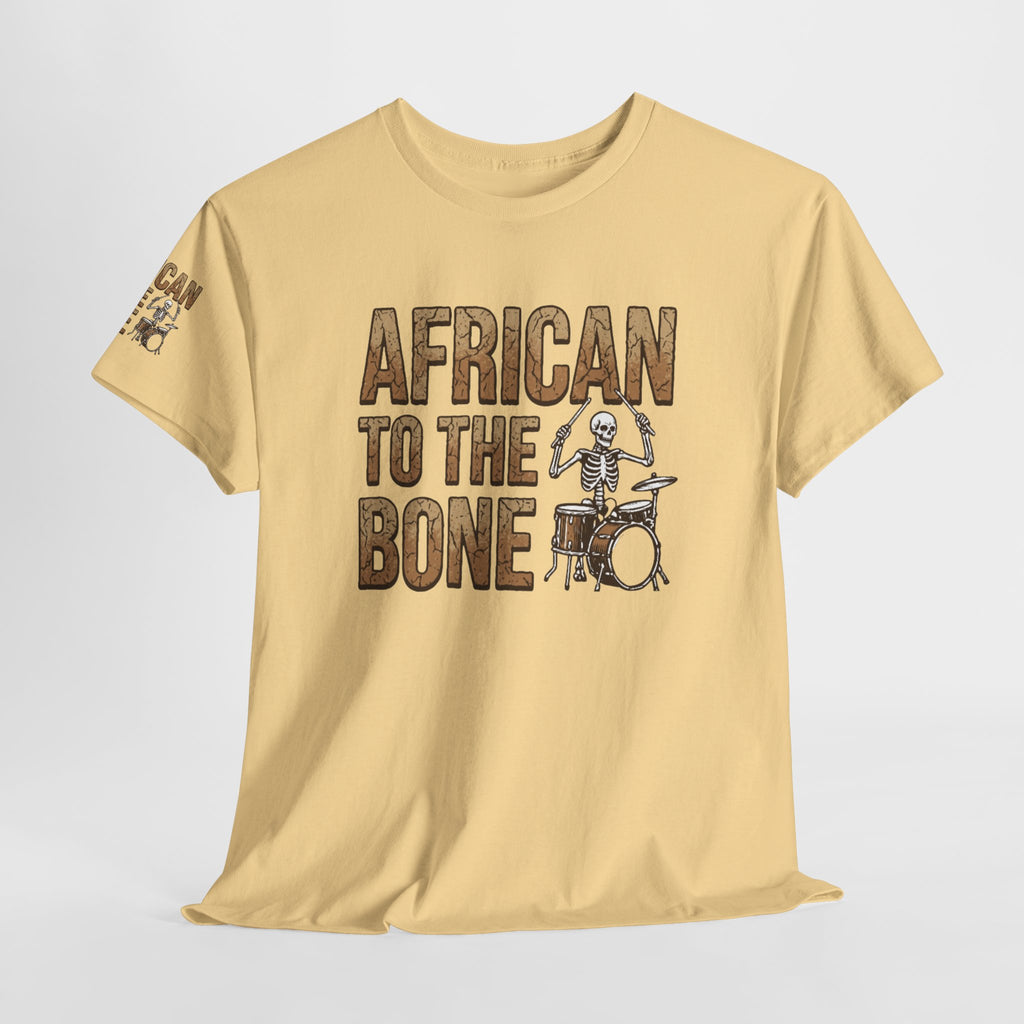African to the Bone T-Shirt | AdeAde Original | Cultural Pride Unisex Tee | Soft Everyday Statement Shirt - NGOWE STORE