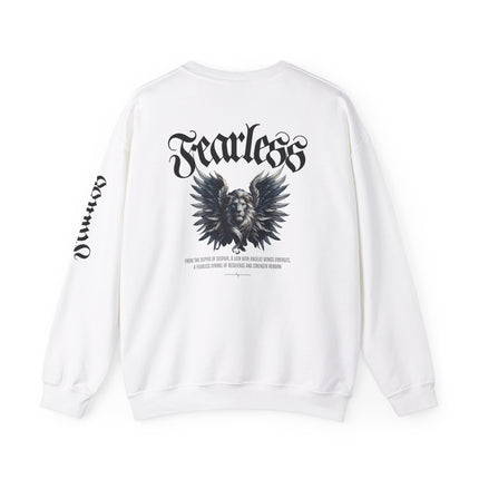 Fearless Lion Warrior +Unisex Heavy Blend™ Crewneck Sweatshirt - NGOWE STORE