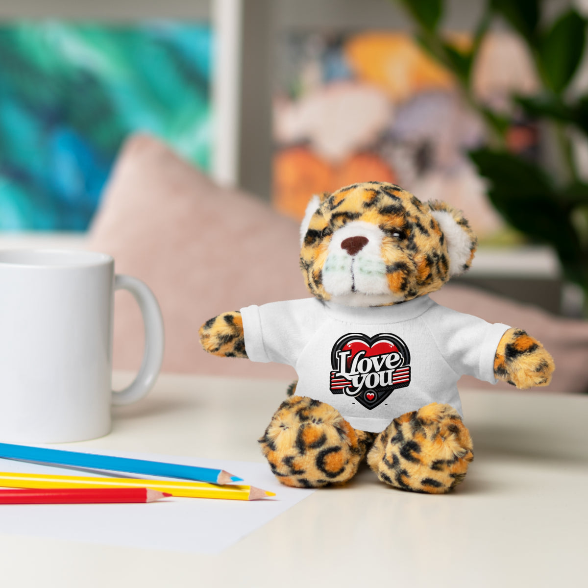 I Love You Stuffed Animals with Tee - NGOWE STORE