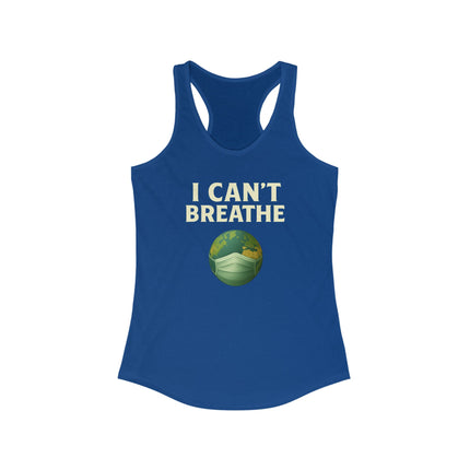 Bun Dem Summer I Can't Breathe Women's Ideal Racerback Tank For Casual or Sproting Events