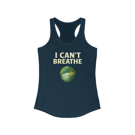 Bun Dem Summer I Can't Breathe Women's Ideal Racerback Tank For Casual or Sproting Events