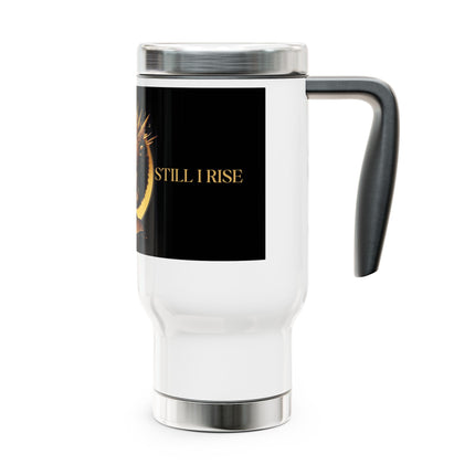 Empowering Stainless Steel Travel Mug - "Still I Rise" 14oz - NGOWE STORE
