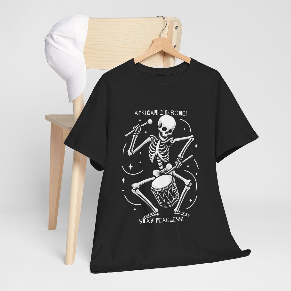 African 2 D Bone Unisex Heavy Cotton Tee - NGOWE STORE