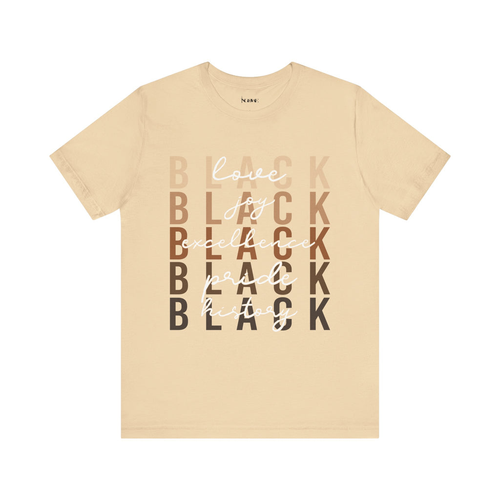 Black Pride Unisex Jersey Short Sleeve Tee - NGOWE STORE