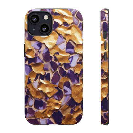 Gold and Purple Tough Cases