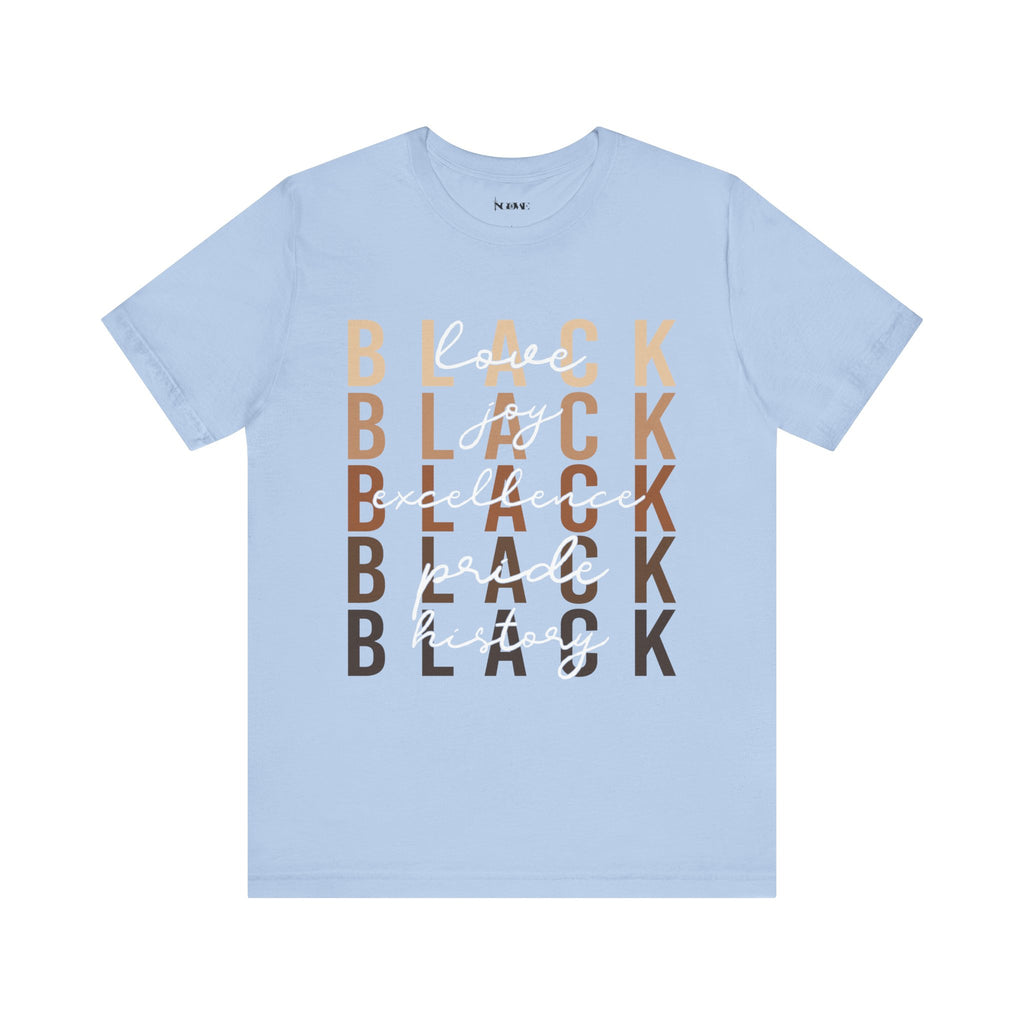 Black Pride Unisex Jersey Short Sleeve Tee - NGOWE STORE