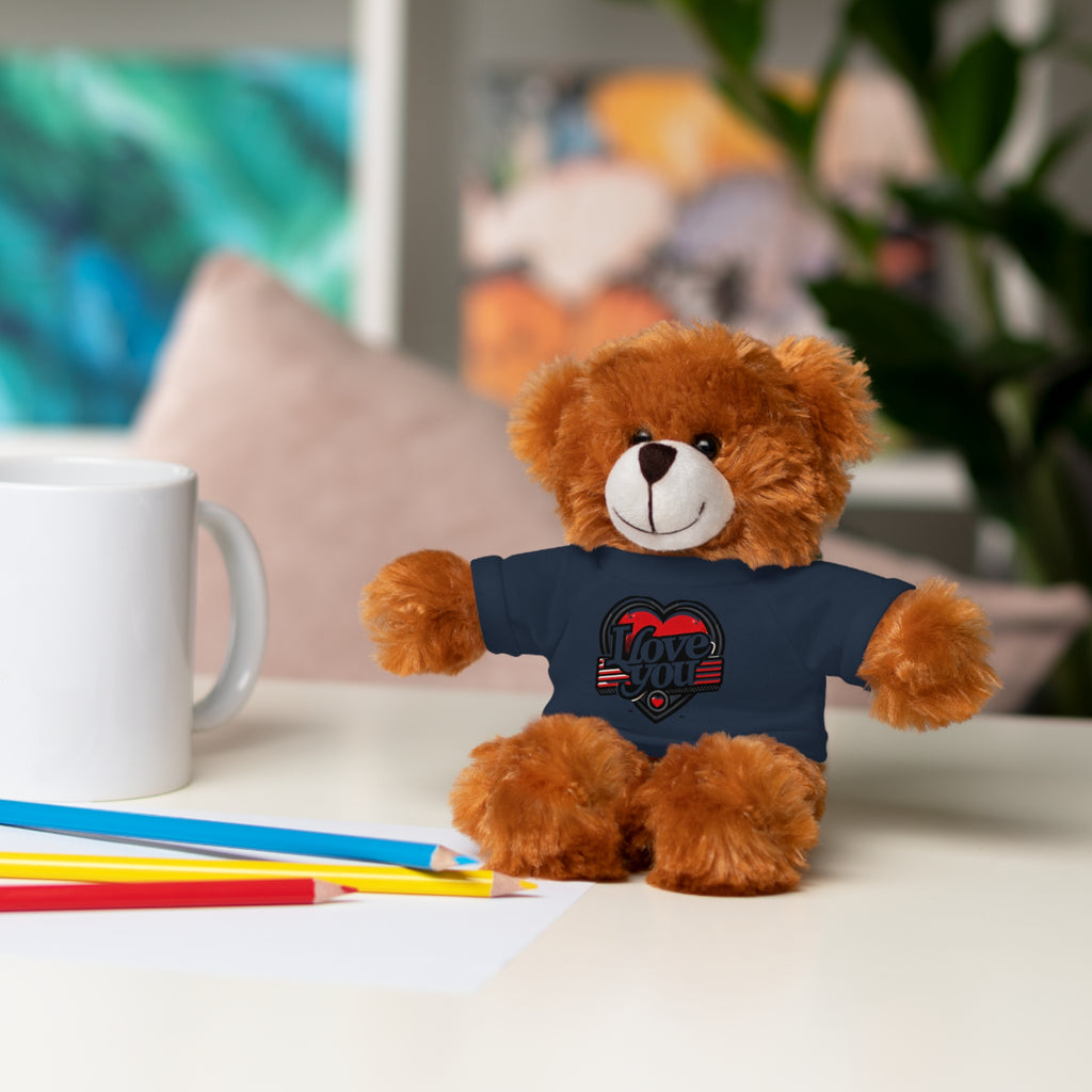 I Love You Stuffed Animals with Tee - NGOWE STORE