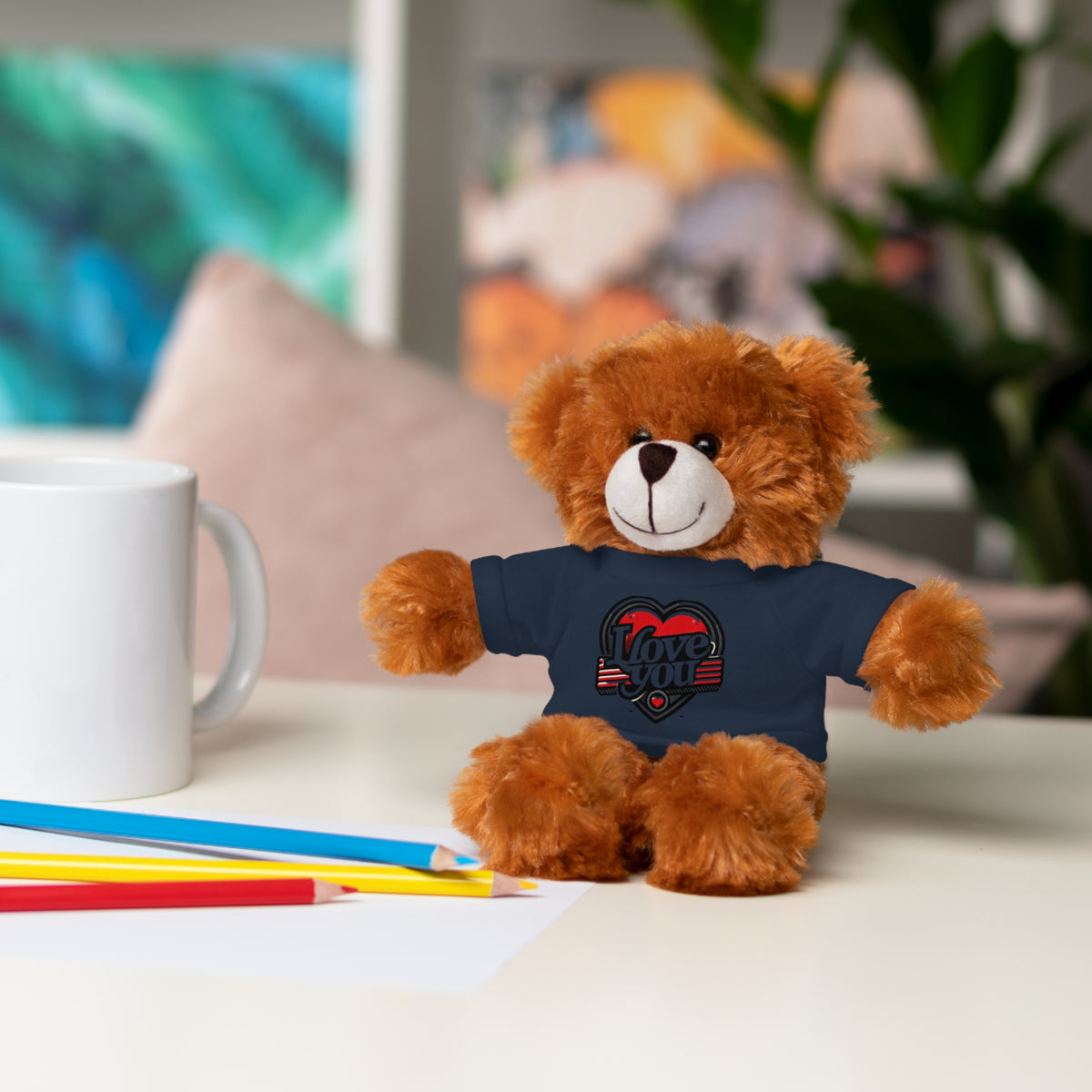 I Love You Stuffed Animals with Tee - NGOWE STORE