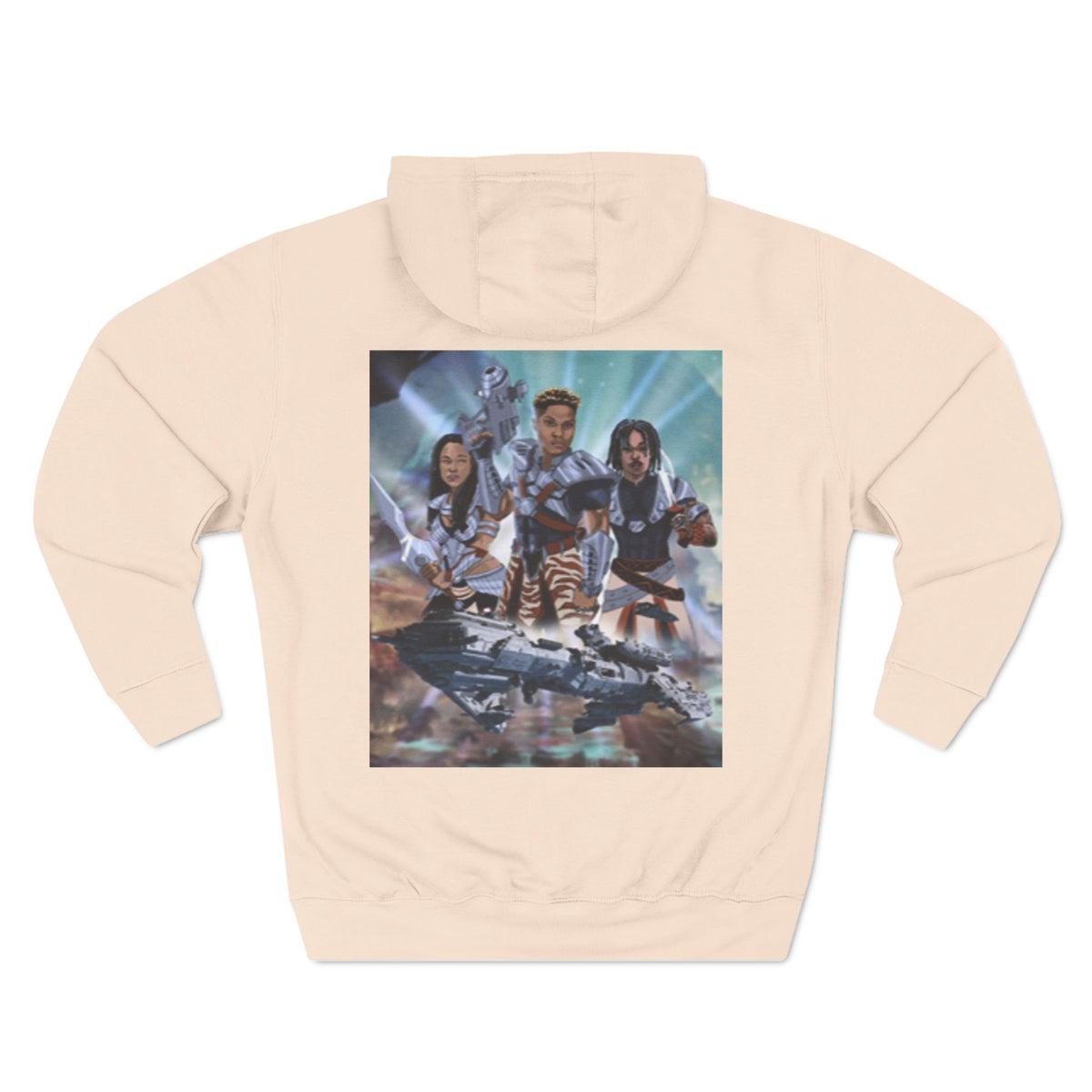 Fearless Warriors For Change Three-Panel Fleece Hoodie - NGOWE STORE