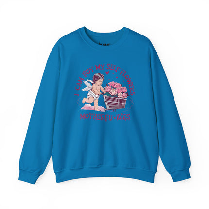 Women Can Buy Our Own Flowers Unisex Heavy Blend™ Crewneck Sweatshirt - NGOWE STORE