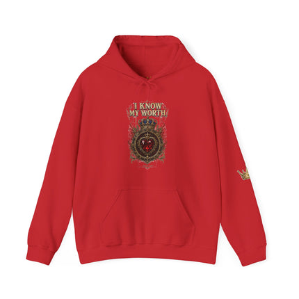 I Know My Worth Graphic Shirt | FIRE 6 RED™ - Unisex Sweatshirt