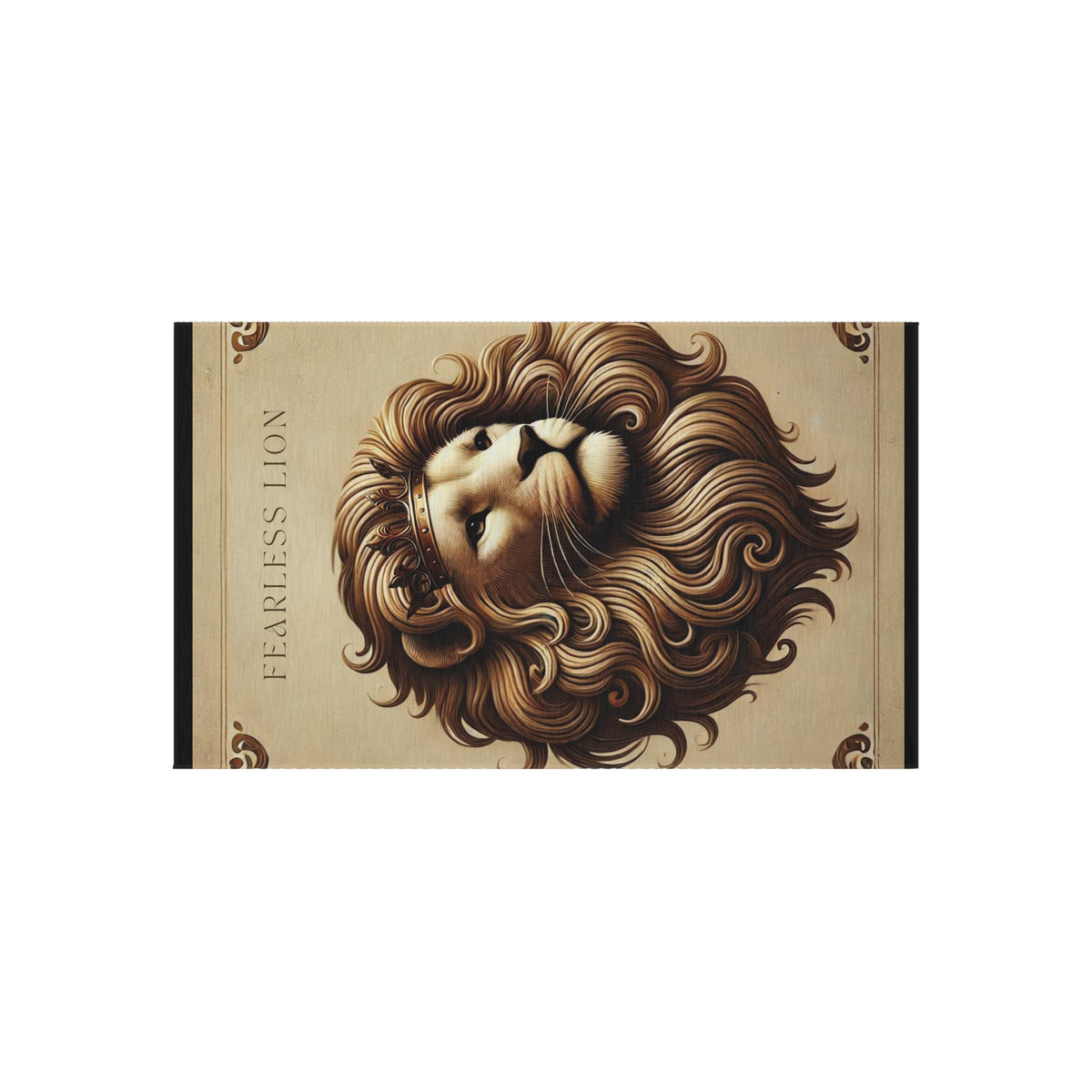 Fearless Lion Outdoor Rug - NGOWE STORE