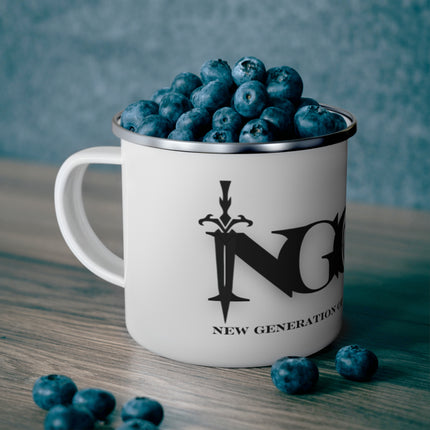 New Generation Of Warriors For Change (NGOWE) Enamel Camping Mug - NGOWE STORE