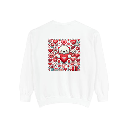 Fearless Valentines Love Unisex Garment-Dyed Sweatshirt