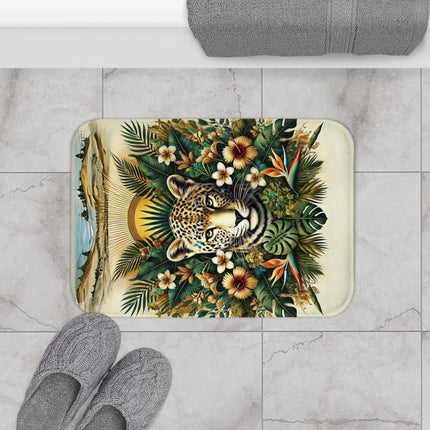 Jaguar Print Bath Mat