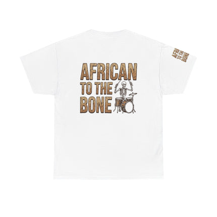 African to the Bone T-Shirt | AdeAde Original | Cultural Pride Unisex Tee | Soft Everyday Statement Shirt - NGOWE STORE