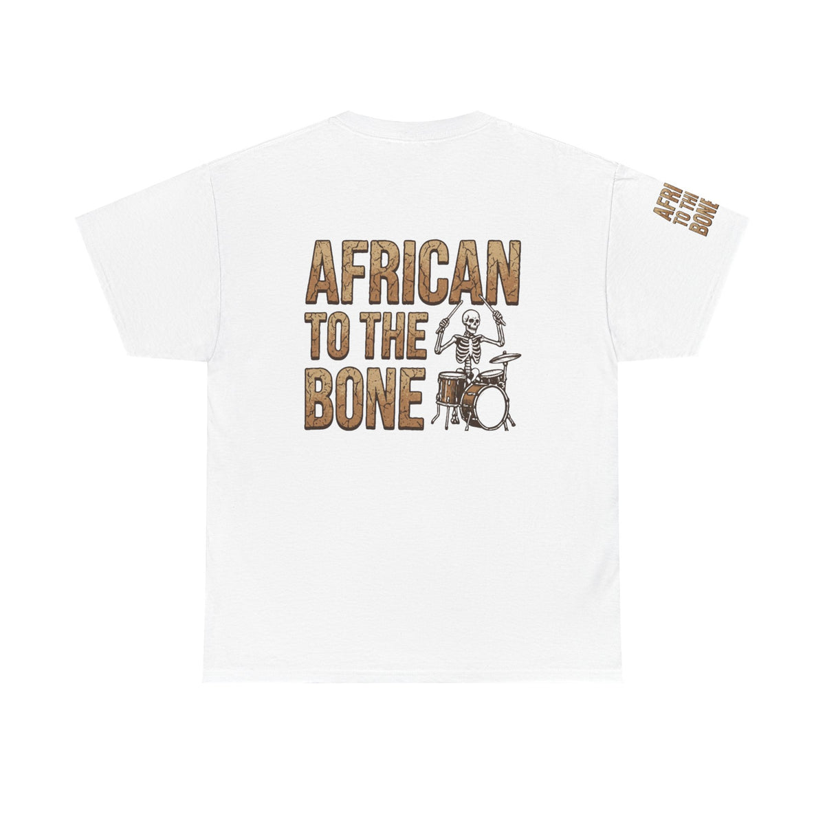 African to the Bone T-Shirt | AdeAde Original | Cultural Pride Unisex Tee | Soft Everyday Statement Shirt - NGOWE STORE