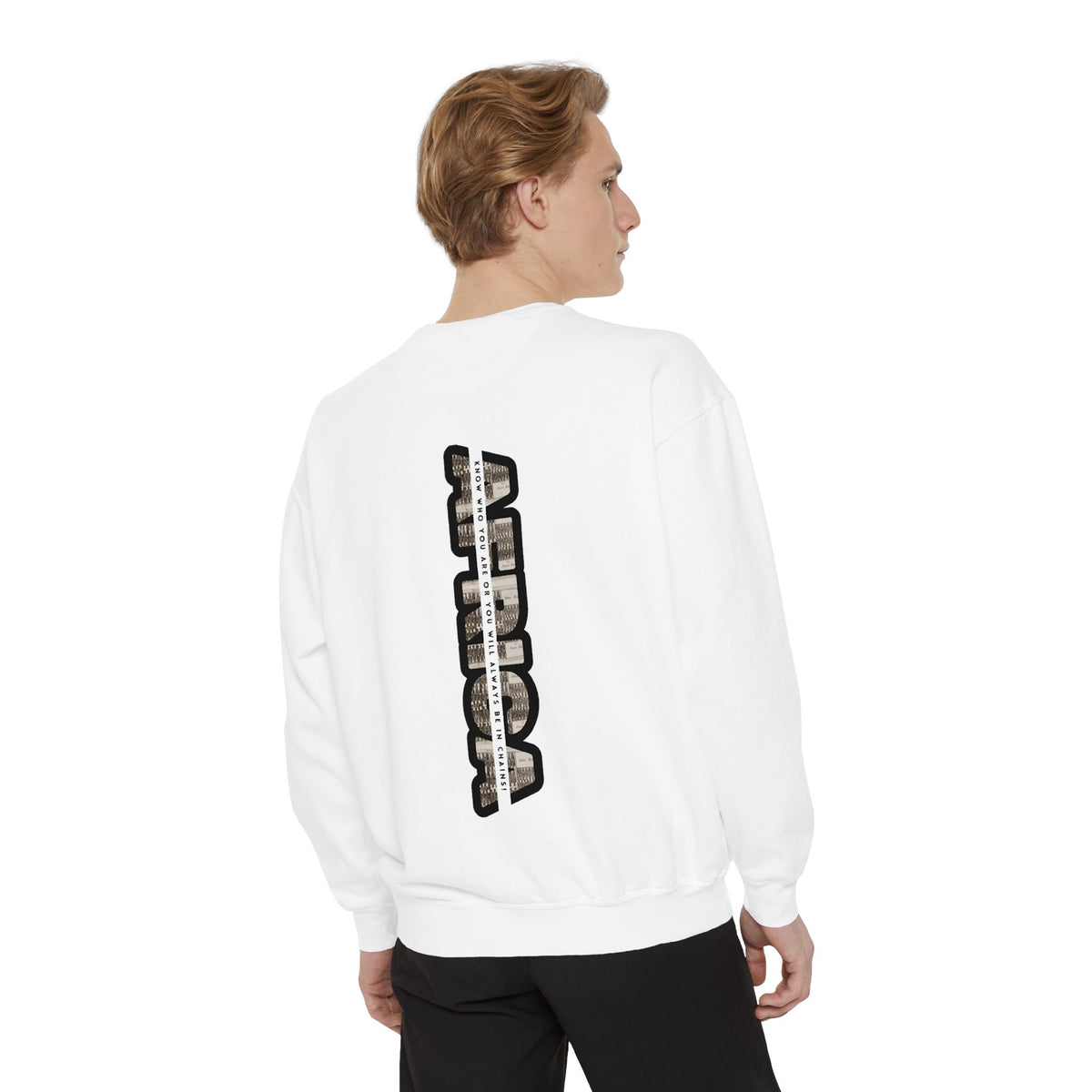 African Empowerment Unisex Garment-Dyed Sweatshirt - NGOWE STORE