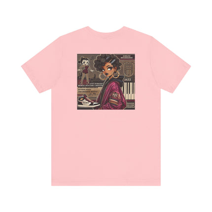 Harlem Renaissance Fearless Betty Boop Unisex Jersey Short Sleeve Tee