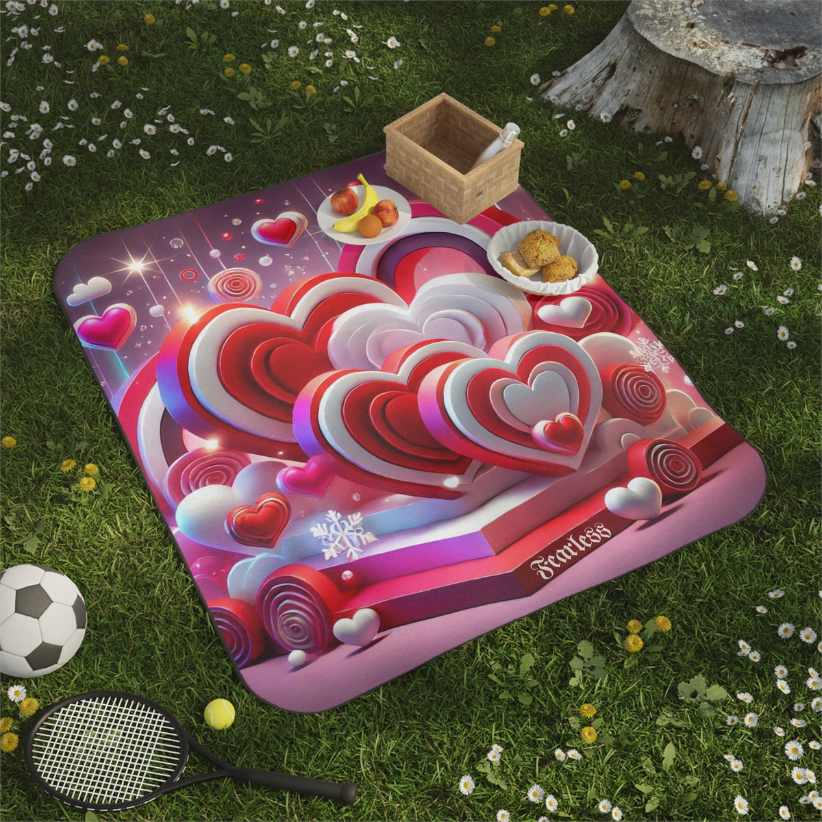 Fearless Lovers Picnic Blanket - NGOWE STORE