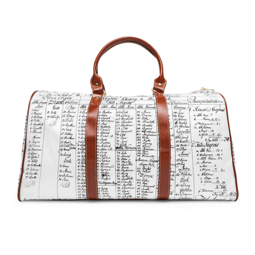 Black History Know Your Name Waterproof Travel Bag - NGOWE STORE