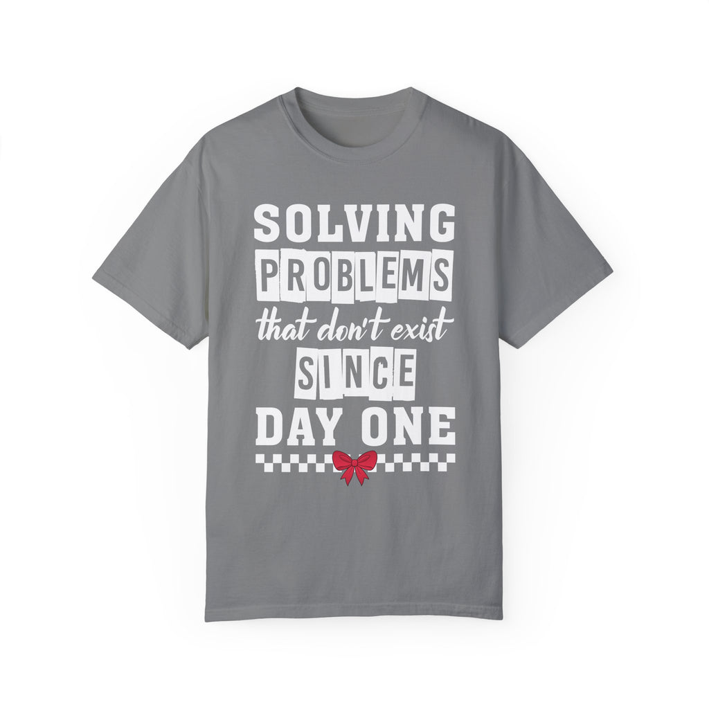 Suspect Solving Nonexistent Problem Unisex Garment-Dyed T-shirt - NGOWE STORE