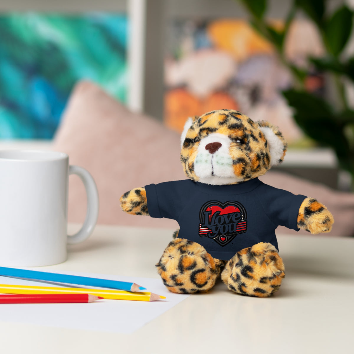 I Love You Stuffed Animals with Tee - NGOWE STORE