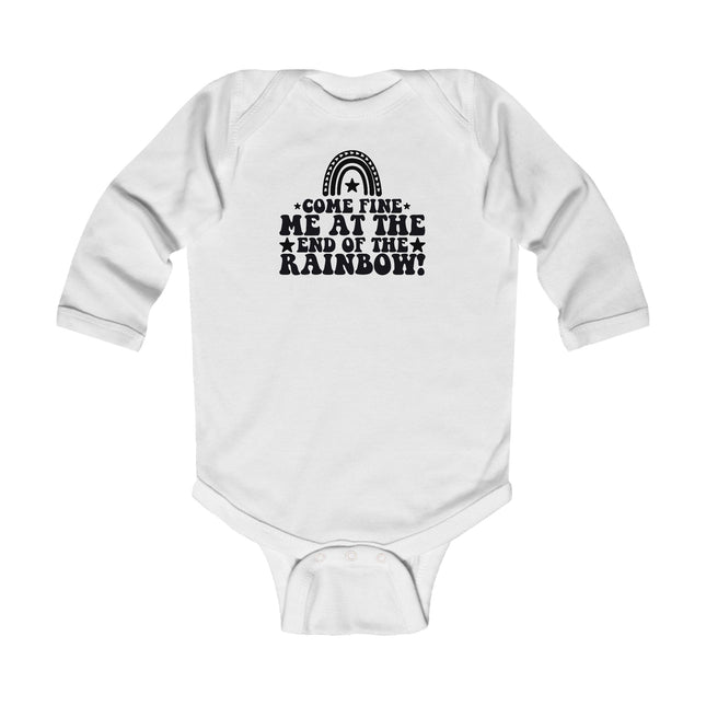 Find Me At The End Of The Rainbow Infant Long Sleeve Bodysuit - NGOWE STORE