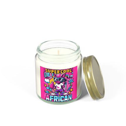 Super Cool African Scented Candles, Coconut Apricot Wax (4oz, 9oz)