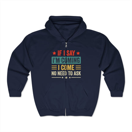 I Come Unisex Heavy Blend™ Full Zip Hooded Sweatshirt