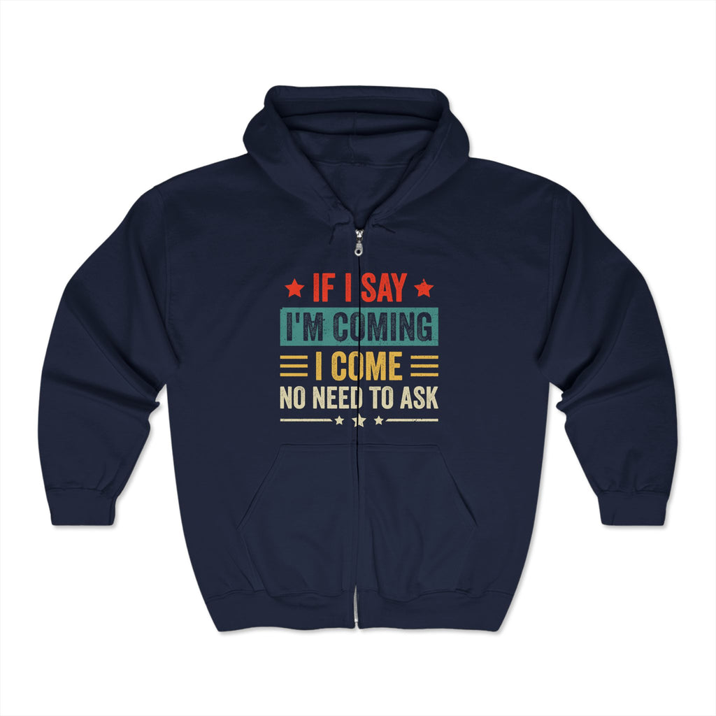 I Come Unisex Heavy Blend™ Full Zip Hooded Sweatshirt - NGOWE STORE