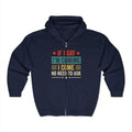 I Come Unisex Heavy Blend™ Full Zip Hooded Sweatshirt - NGOWE STORE