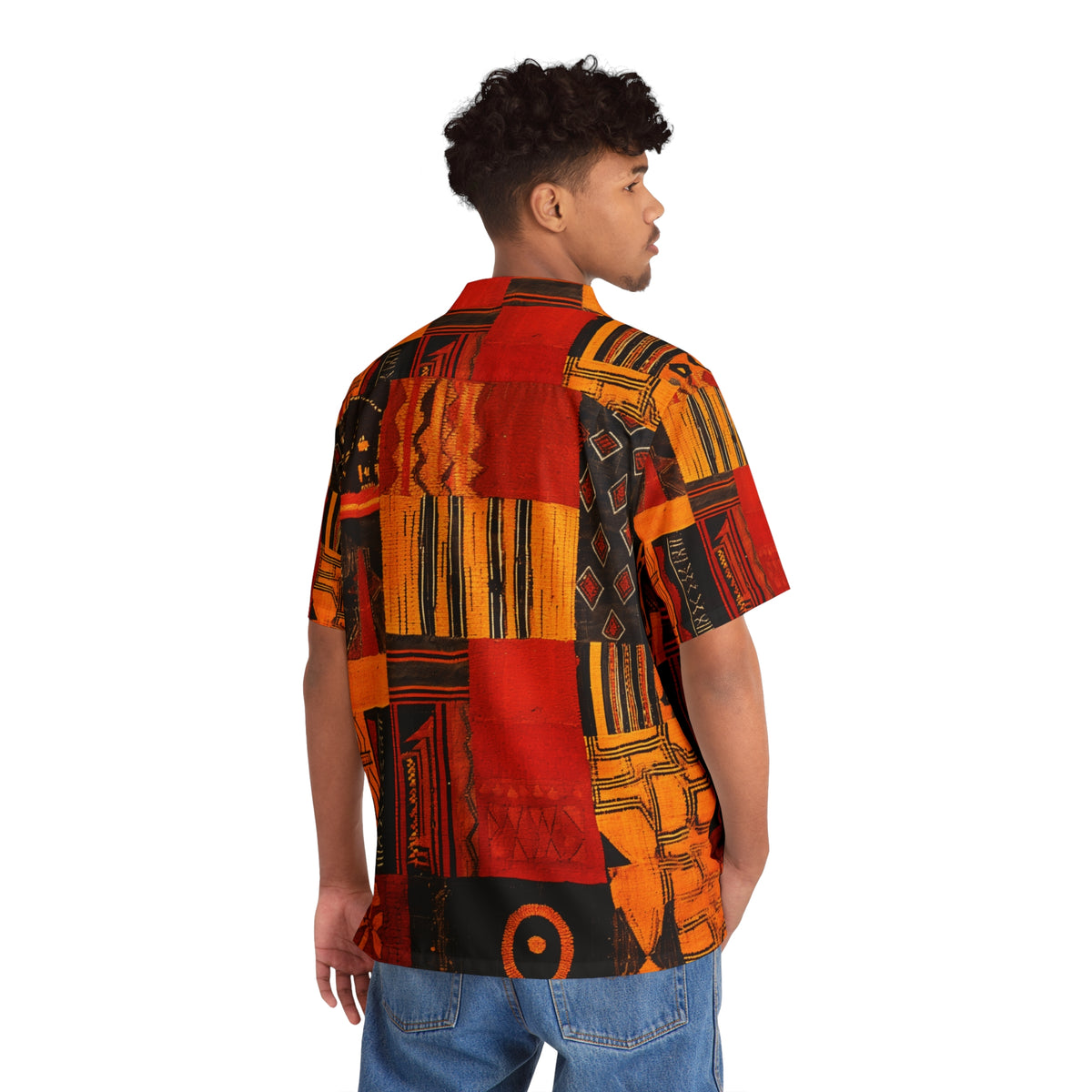 Casual Men's African Shirt (AOP) - NGOWE STORE