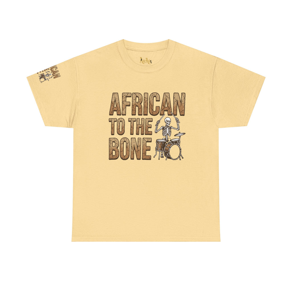 African to the Bone T-Shirt | AdeAde Original | Cultural Pride Unisex Tee | Soft Everyday Statement Shirt - NGOWE STORE