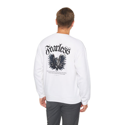 Fearless Lion Warrior +Unisex Heavy Blend™ Crewneck Sweatshirt - NGOWE STORE