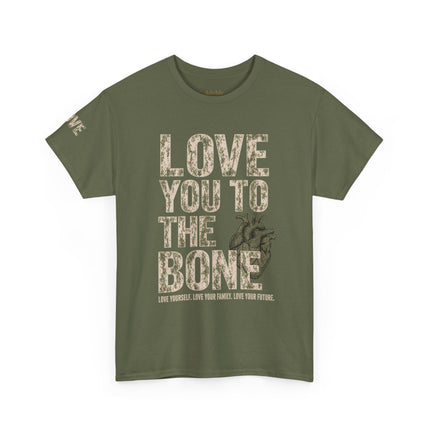 LOVE YOU TO THE BONE™ Unisex Heavy Cotton T-Shirt | FIRE 6 RED™ - NGOWE STORE