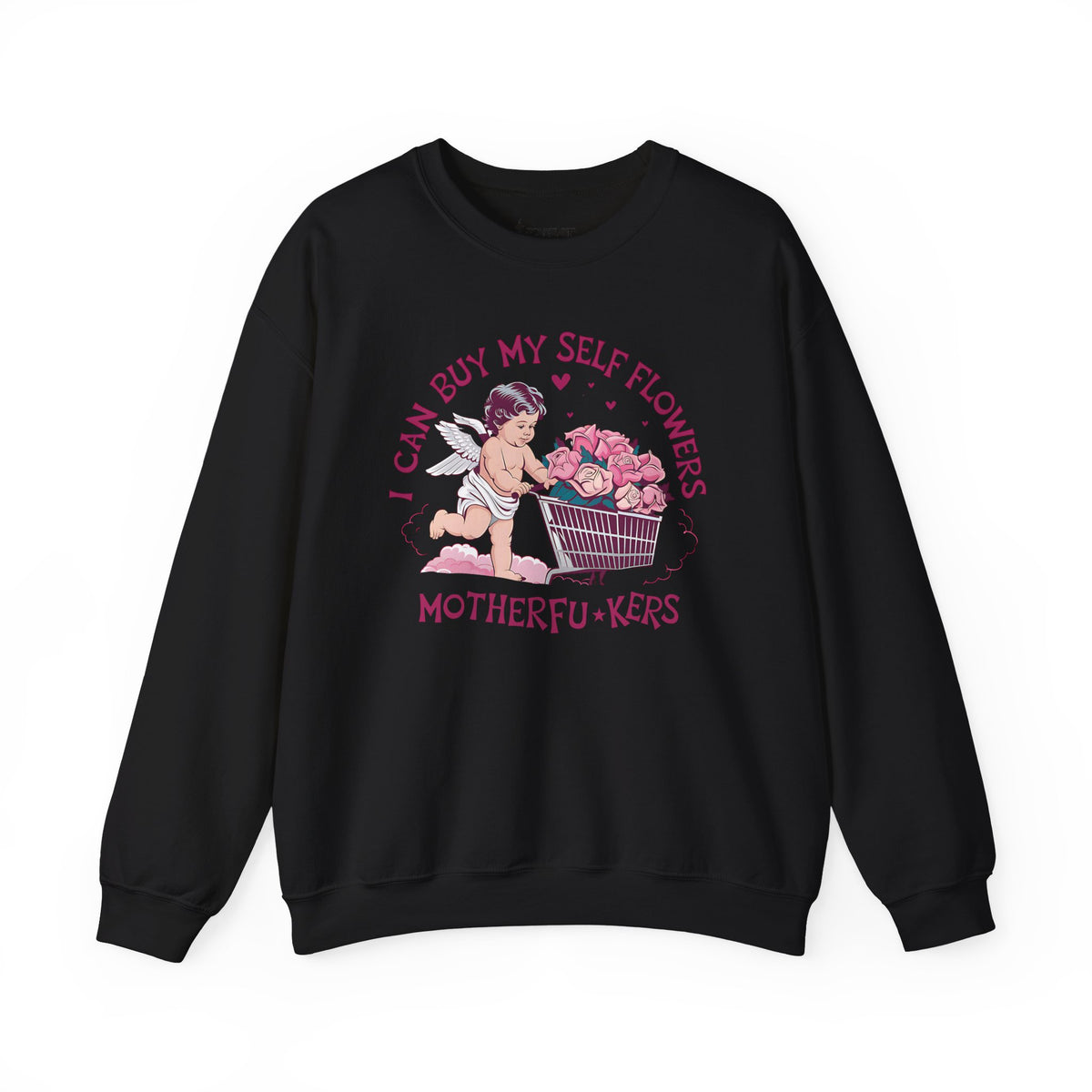 Women Can Buy Our Own Flowers Unisex Heavy Blend™ Crewneck Sweatshirt - NGOWE STORE