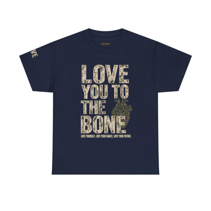 LOVE YOU TO THE BONE™ Unisex Heavy Cotton T-Shirt | FIRE 6 RED™ - NGOWE STORE