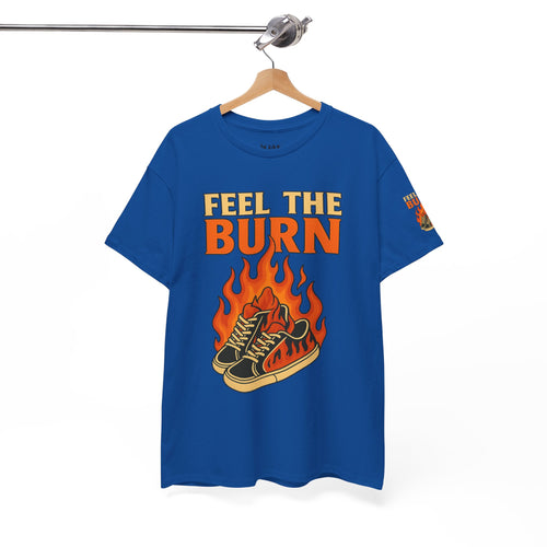 Bun Dem Summer Feel the Burn Graphic Tee Empire Edition, Casual Wear, Unisex Cotton Shirt, Fitness Gift, Streetwear Outfit, Retro Style Tee - NGOWE STORE