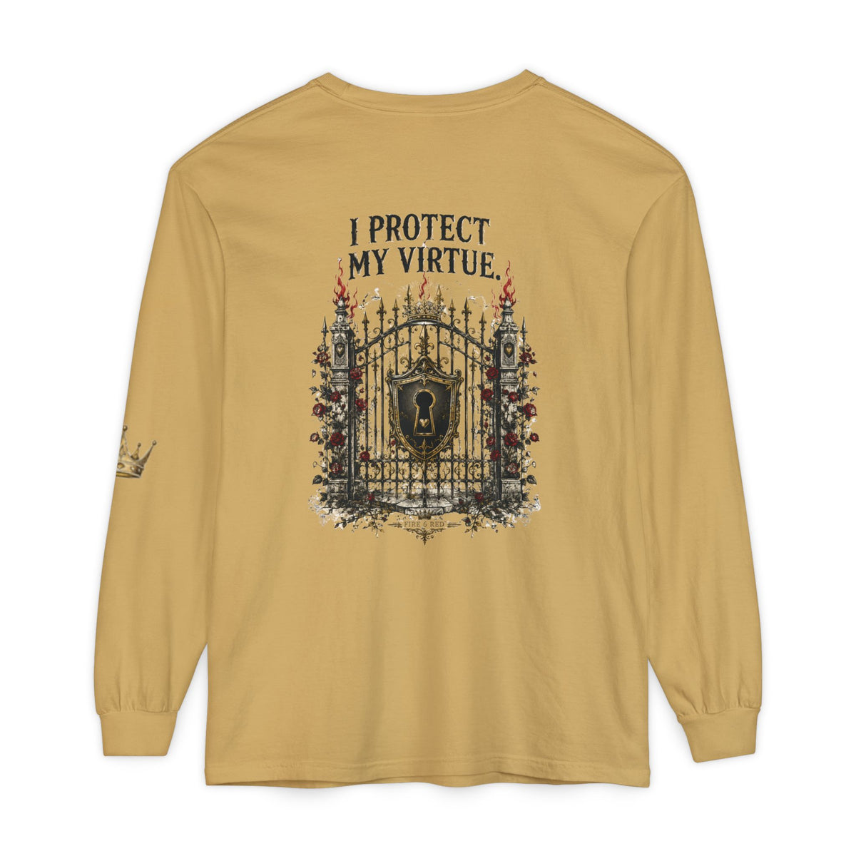 I Protect My Virtue Graphic Shirt | FIRE 6 RED™ - Unisex T-Shirt - NGOWE STORE