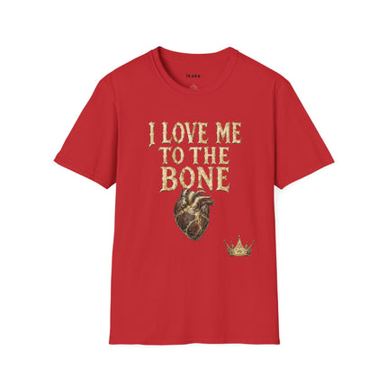 LOVE ME TO THE BONE™ Unisex Softstyle T-Shirt | FIRE 6 RED™